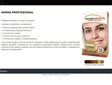 Tablet Screenshot of hennanovaestetica.com.br